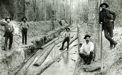 Historic Flume, date and location unknown