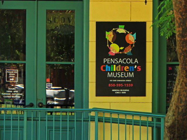 front entrance to children's museum