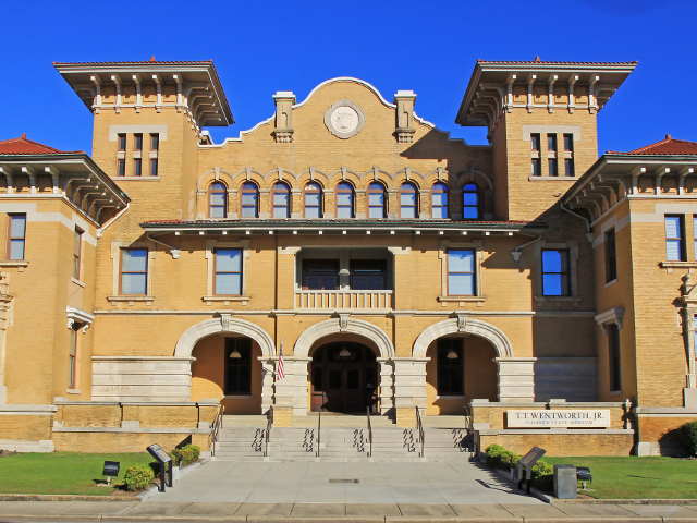 Pensacola museum of history front entrance